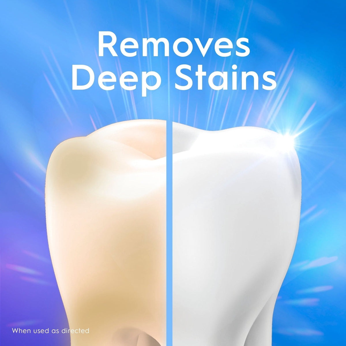 Crest 3D White Deep Stain Remover Whitening Toothpaste, 2.1 oz., 4 pk.