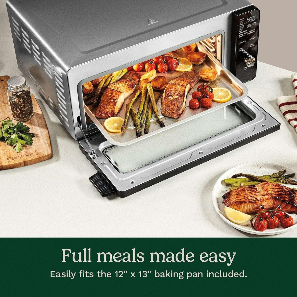 Cuisinart 14-in-1 Space-Saving Digital Air Fryer Oven with 2-in-1 9"x13" Pan