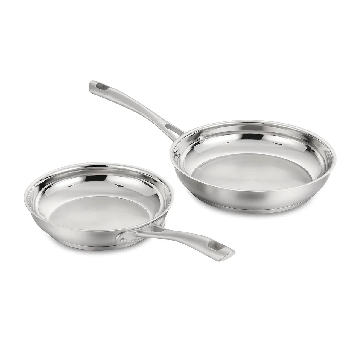 Cuisinart 2-Piece Stainless Steel 8” & 10” Skillet Set