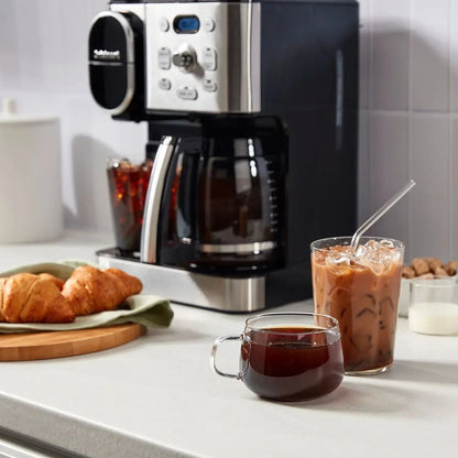 Cuisinart 2-in-1 Coffeemaker, 12 Cup Capacity, Single Serve, Hot or Iced
