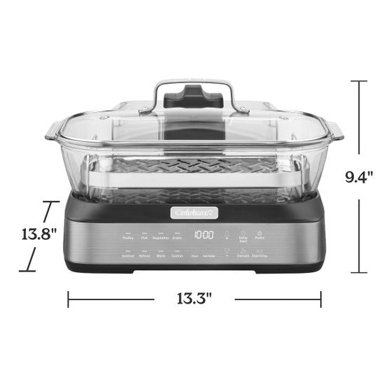 Cuisinart 5.2qt CookFresh Digital Glass Steamer