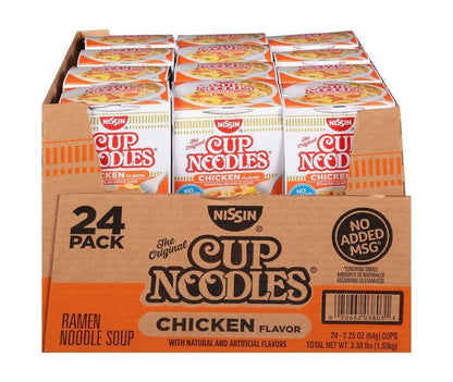 Nissin Cup Noodles, Chicken, 2.25 oz (24-pk)