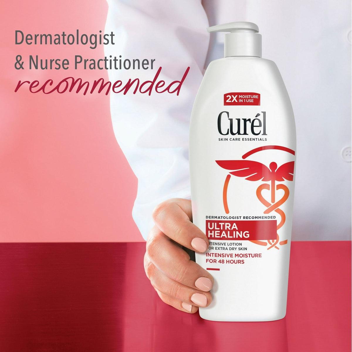Curél Ultra Healing Intensive Fragrance-Free Lotion, Extra-Dry Sensitive Skin Moisturizer