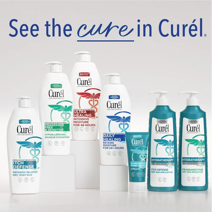 Curél Ultra Healing Intensive Fragrance-Free Lotion, Extra-Dry Sensitive Skin Moisturizer
