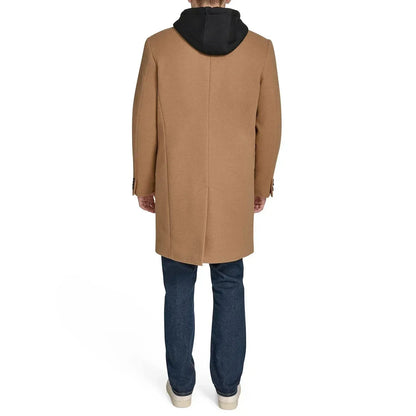 DKNY Men's Hooded Coat