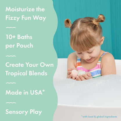 Dabble and Dollop Mini Bath Bombs -Tropical 12pc
