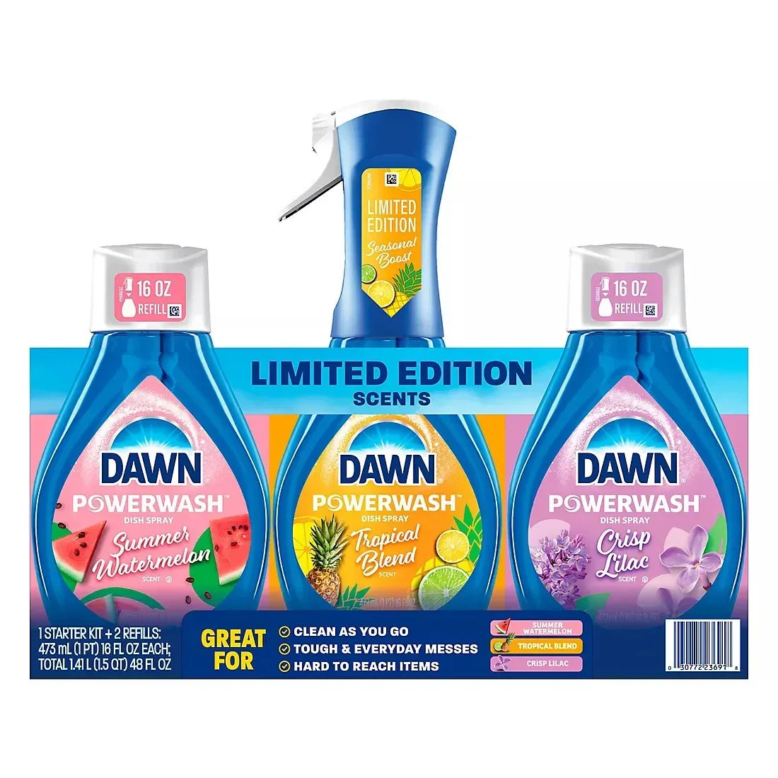 Dawn Powerwash Dish Spray, Spring Bundle, 3 pk./16 fl. oz.