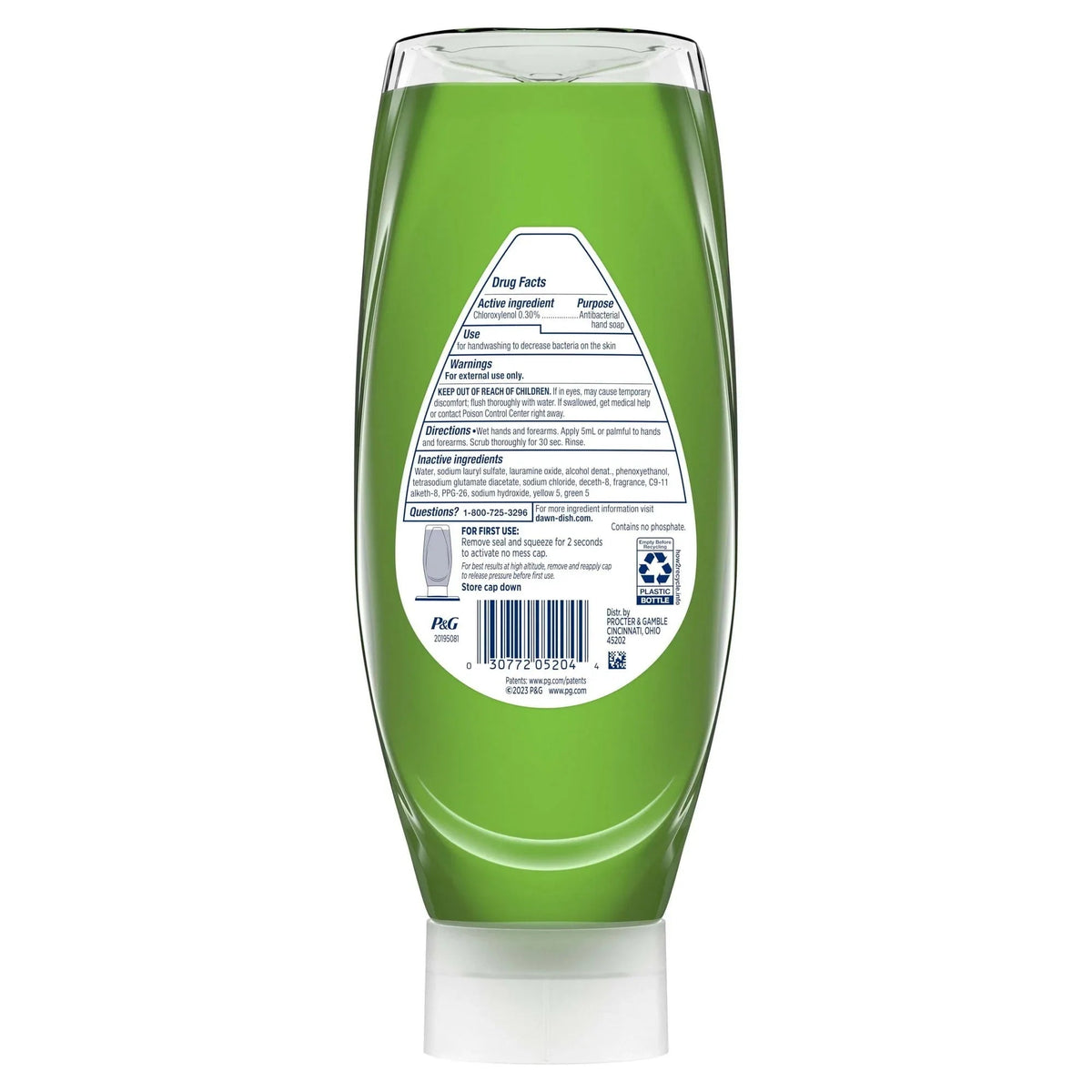 (2 pack) Dawn Ultra Antibacterial EZ-Squeeze Hand Soap, Apple Blossom, 22 fl oz