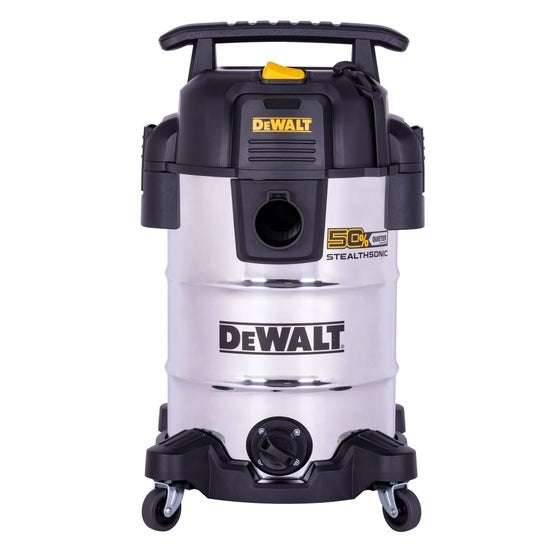 DeWalt 8-Gallon 4 HP Stealthsonic Quiet Stainless Steel Wet Dry Vacuum