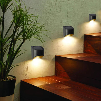 Deck Impressions Aluminum Solar Downcast Deck Lights, 4-Pack