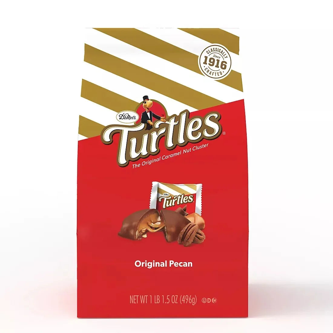 Demet's Turtles Original Pecan, 17.5oz Bag