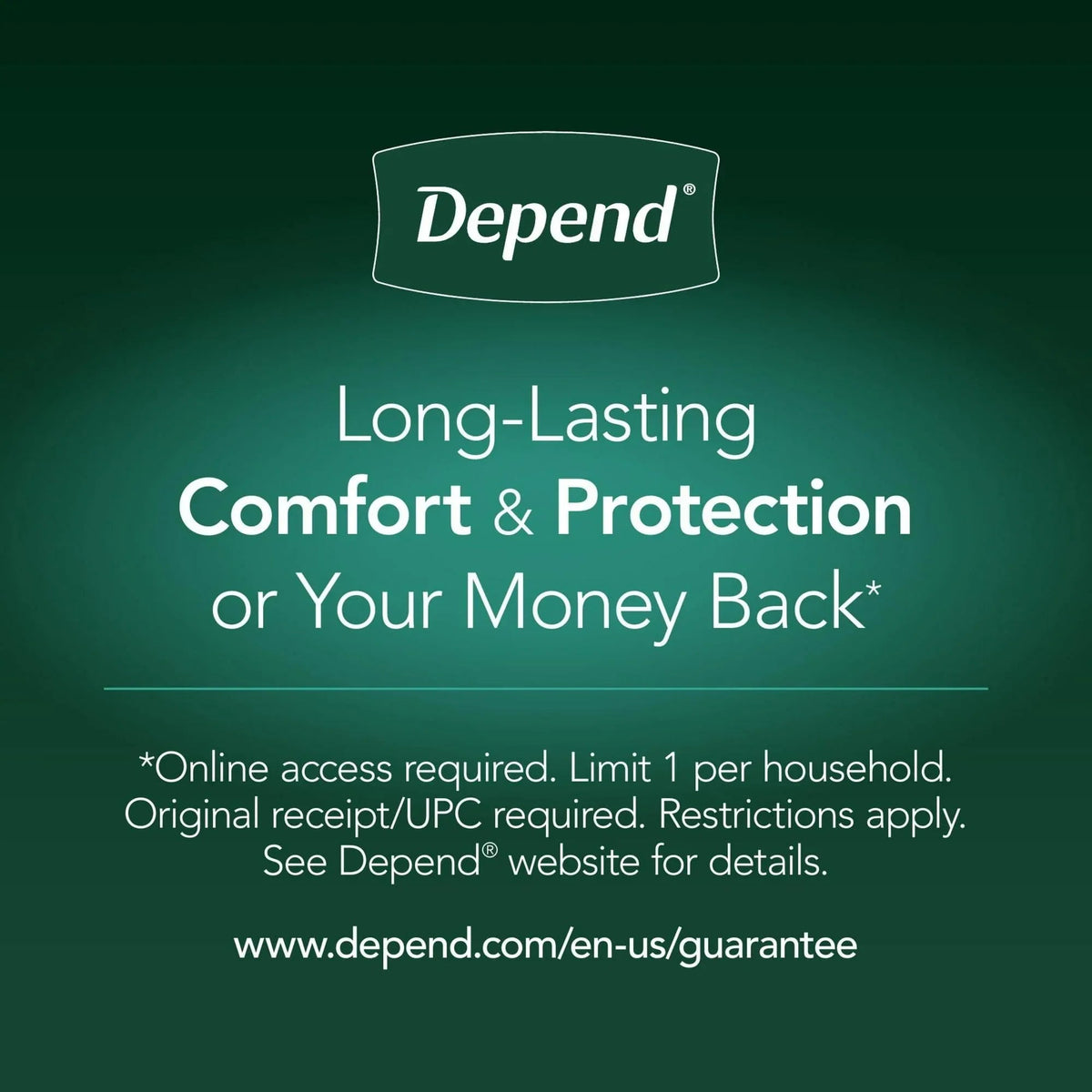 Depend Fresh Protection Incontinence Underwear for Women, Adult Diapers, S, 80 Count