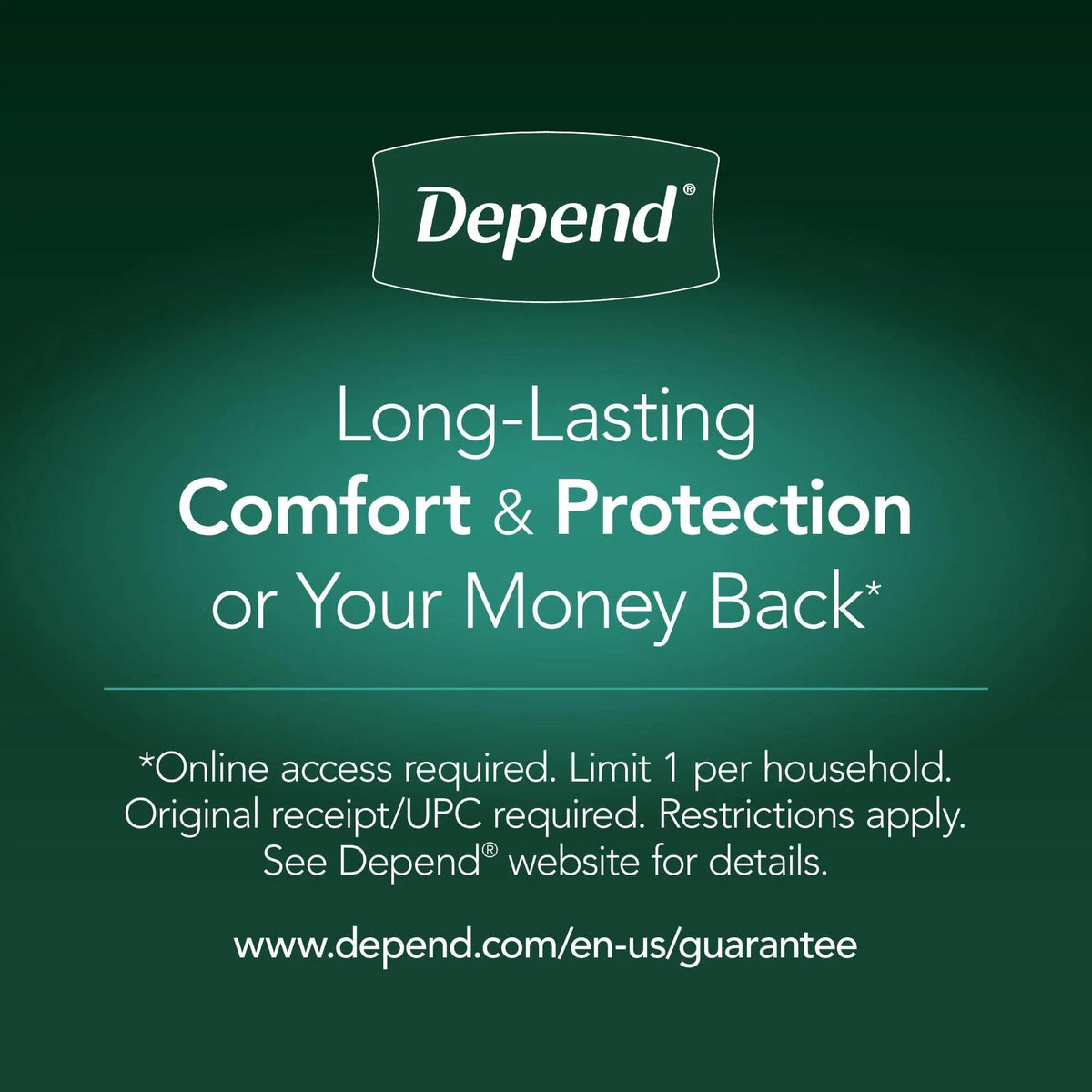 Depend Night Defense Incontinence Underwear for Women, Adult Diapers, XL, 12 Count