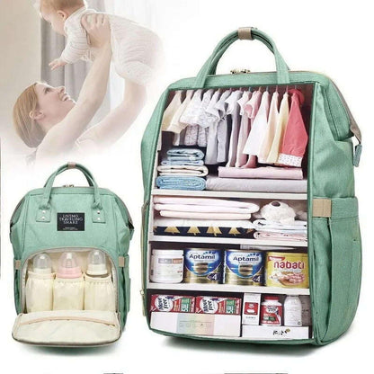 Diaper Bag Mummy Black Color Backpack Large Capacity Bag Mom Baby Multi-function Waterproof Outdoor Travel Diaper Bags For Baby Care