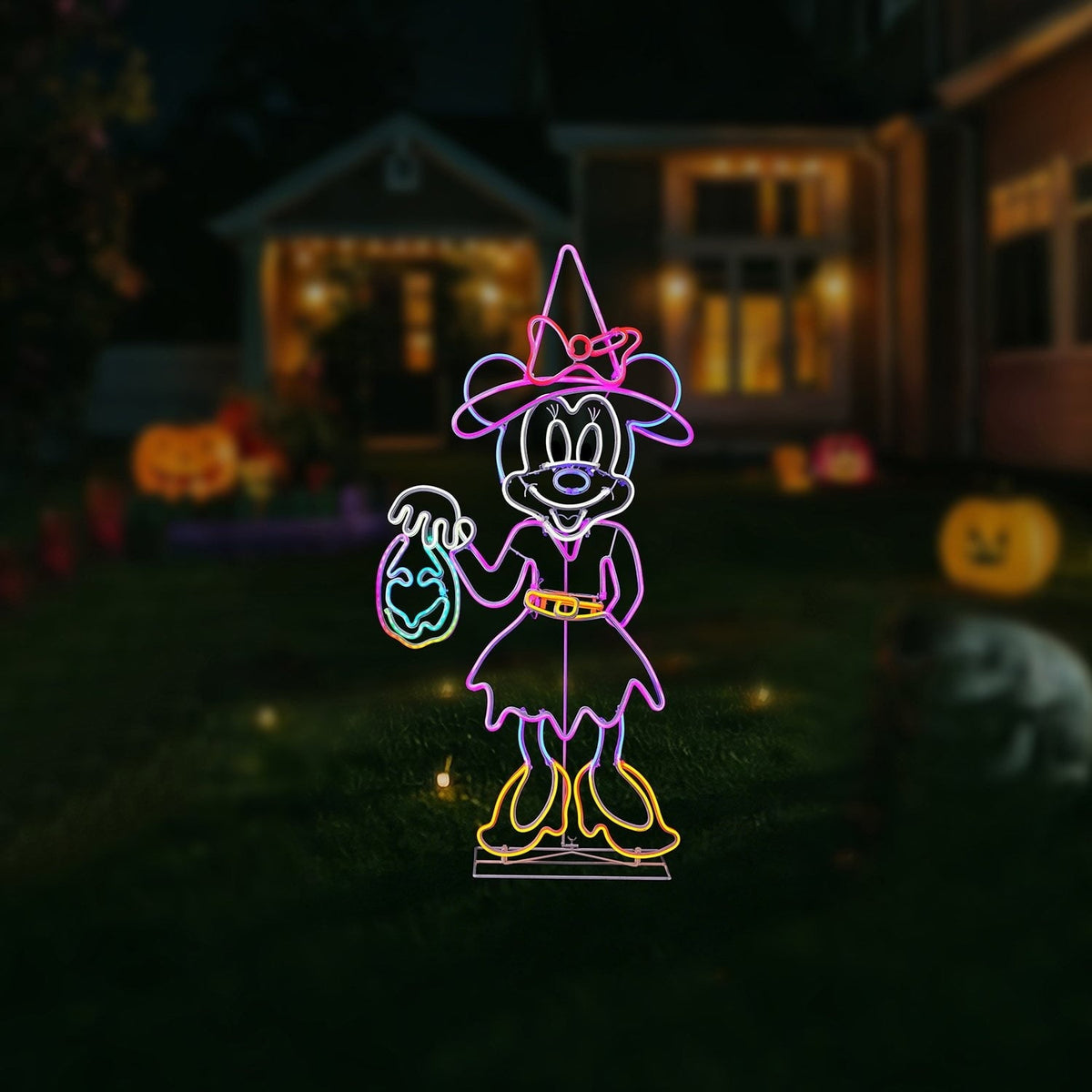 Disney 4' Neon Minnie Mouse