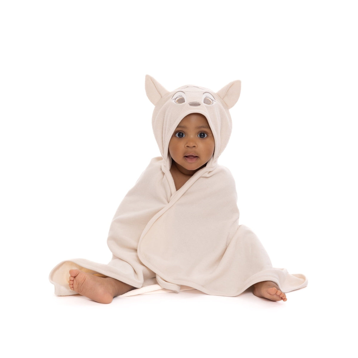Disney Baby Wishes and Dreams Character Infant Baby Bath Set with Hooded Towel and Washcloths, 3-Piece, One Size