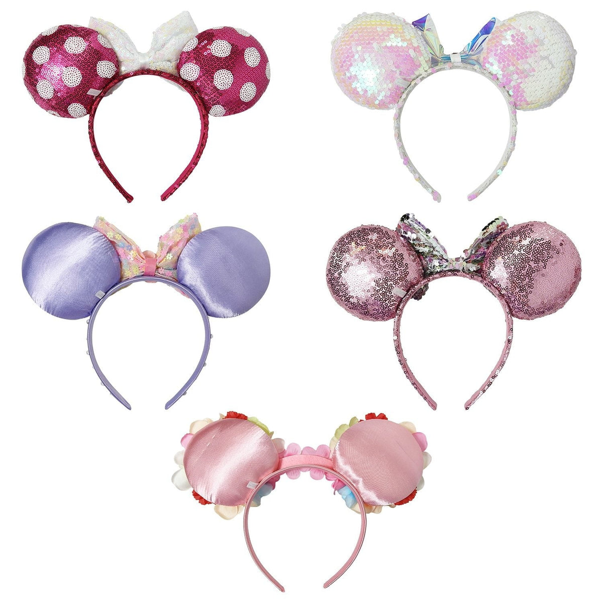 Disney Minnie Mouse 5 Pieces Headband Set
