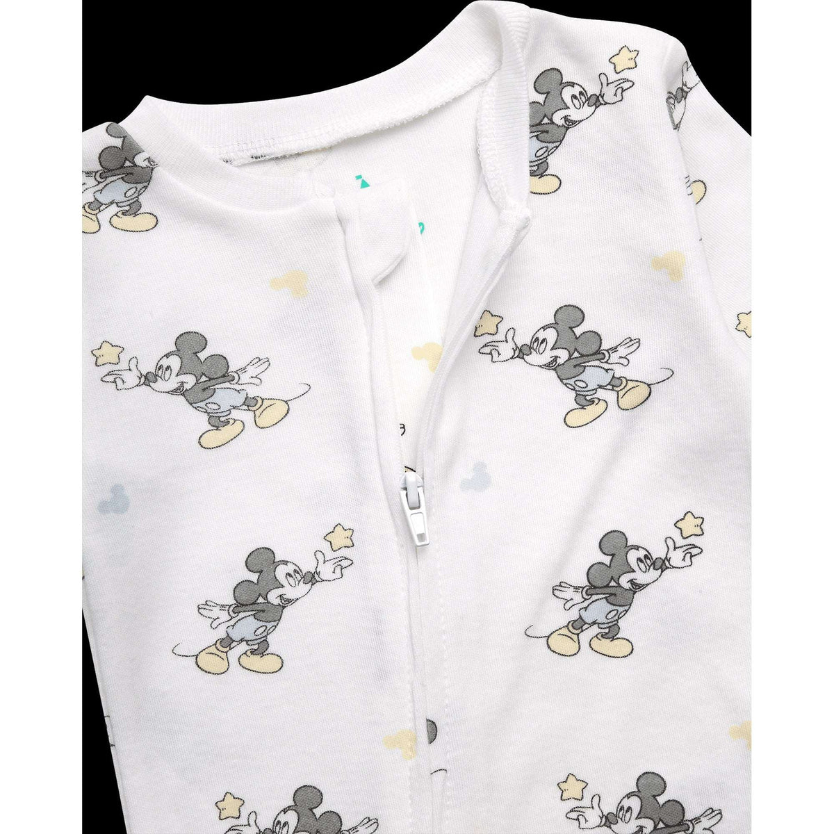 Disney Newborn Baby Layette Set - 6 Piece Disney Bodysuit Coveralls Sweatpants, Hat, Gift Bag (0-6M)