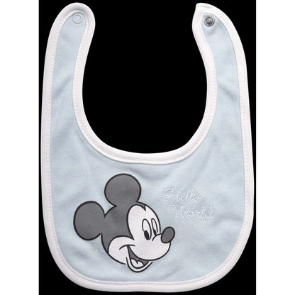 Disney Newborn Baby Layette Set - 6 Piece Disney Bodysuit Coveralls Sweatpants, Hat, Gift Bag (0-6M)