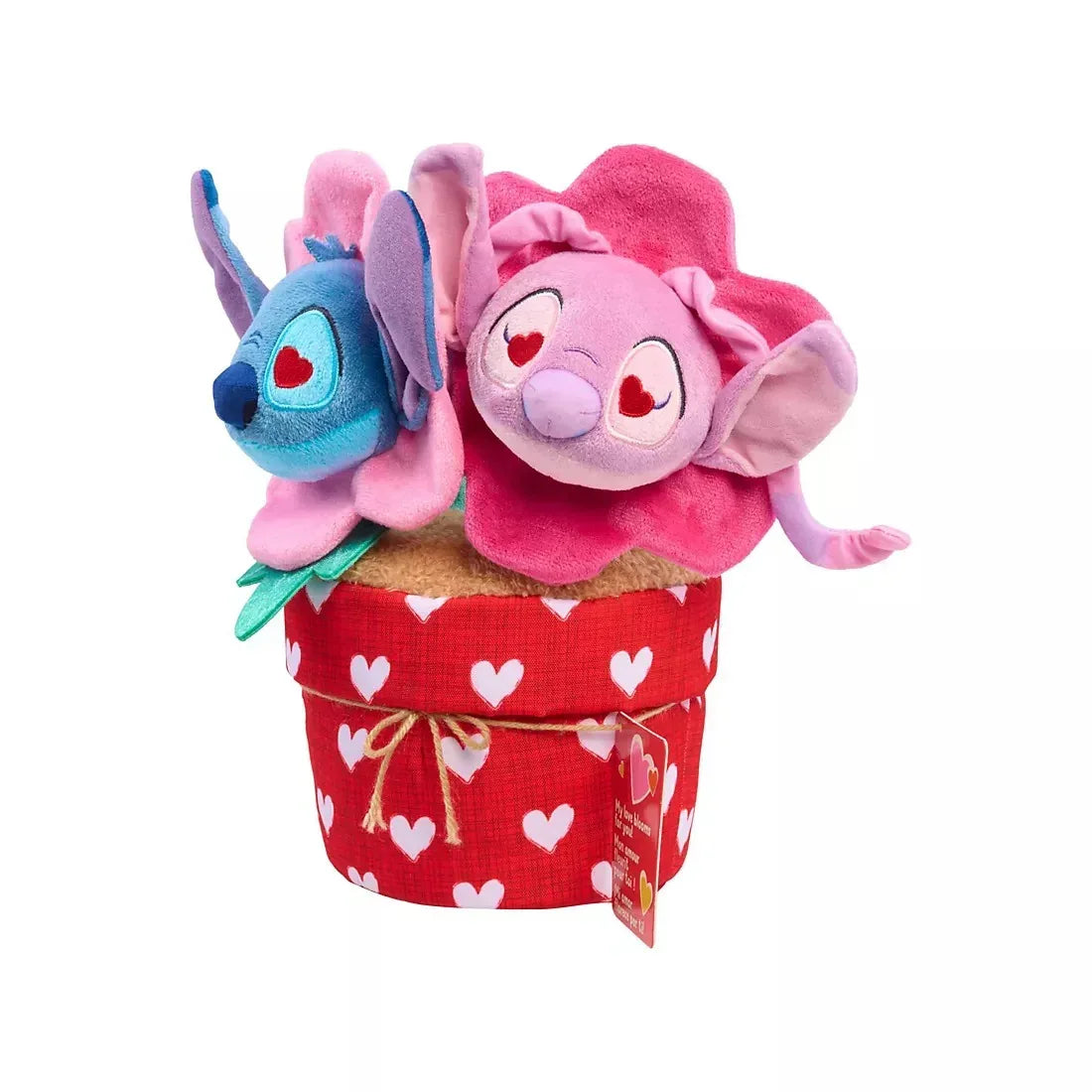 Disney Valentine Blooming Potted Plush - Stitch
