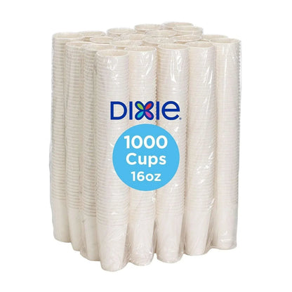 Dixie PerfecTouch White Insulated Paper Cups, Various Sizes