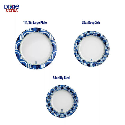Dixie Ultra Extra Deep Dish Disposable Paper Plates, 28 oz./115 ct.