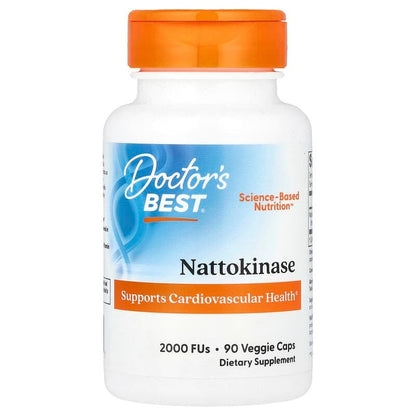 Doctor's Best, Nattokinase, 2,000 FUs, Veggie Caps