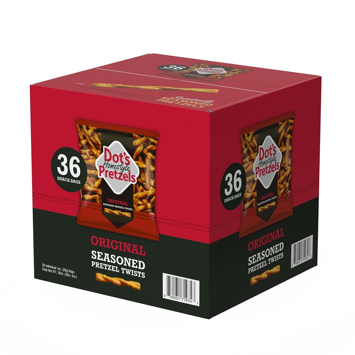 Dot's Homestyle Original Pretzels Snack Bags, 1 oz., 36 pks.