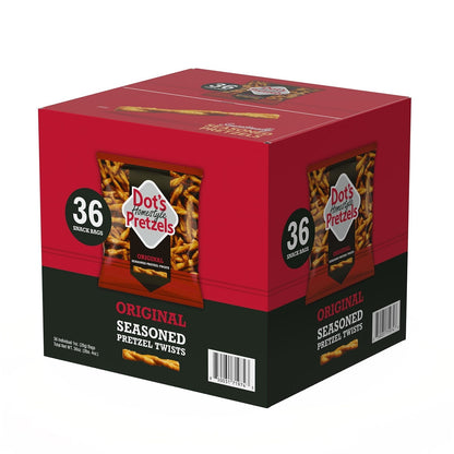 Dot's Homestyle Original Pretzels Snack Bags, 1 oz., 36 pks.