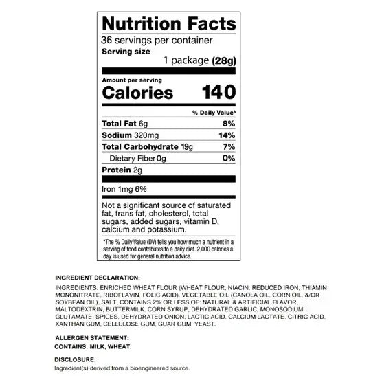 Dot's Homestyle Pretzels, Original Seasoned Pretzel Twists, 1 oz, 36-count