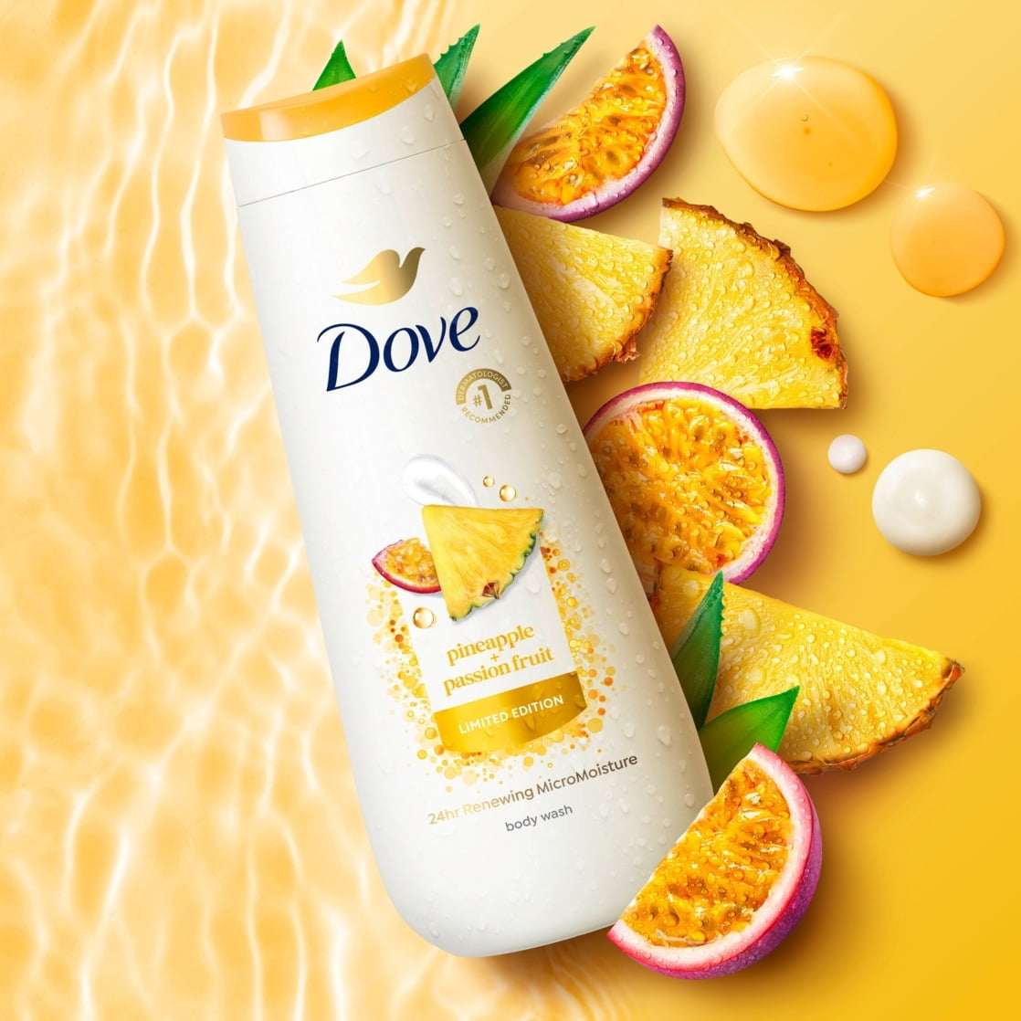 Dove Body Wash Pineapple & Passionfruit, 20 fl oz