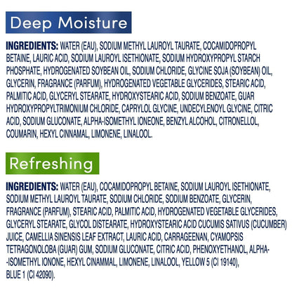 Dove Body Wash Travel Essentials Variety 2-Pack – Refreshing Cucumber & Green Tea + Deep Moisture Nourishing Body Washes, 3 Oz Ea