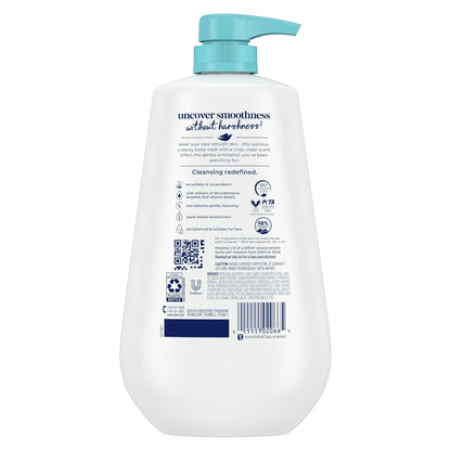 Dove Body Wash for Women Gentle Exfoliating with Sea Minerals All Skin, 30.6 oz with Pump