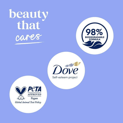 Dove Body Wash for Women Moisturizing Anti-Stress Blue Chamomile & Oat Milk Cleanser All Skin, 20 oz