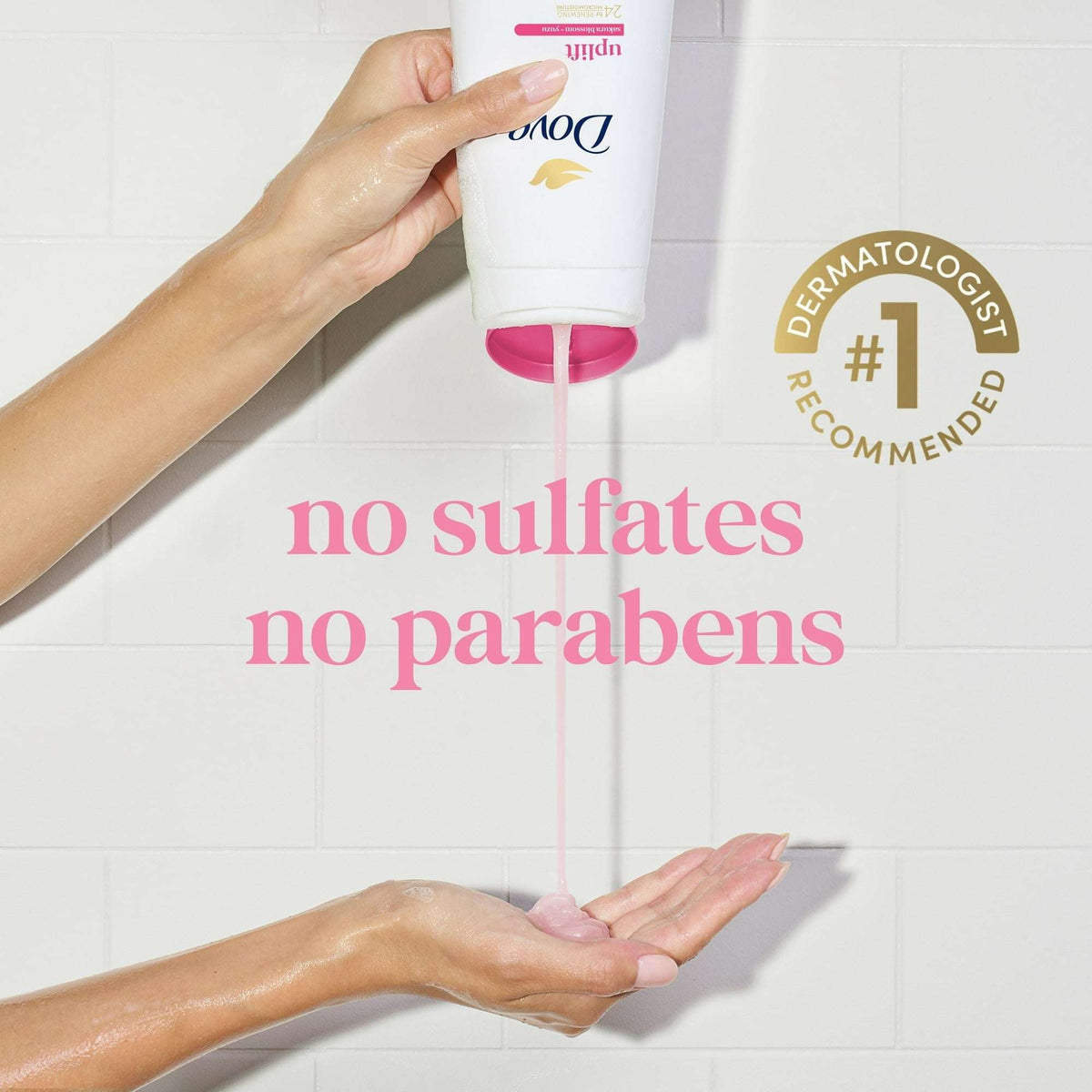 Dove Body Wash for Women Sakura Blossom & Yuzu Moisturizing Skin Cleanser with No Sulfates No Parabens, 20 oz