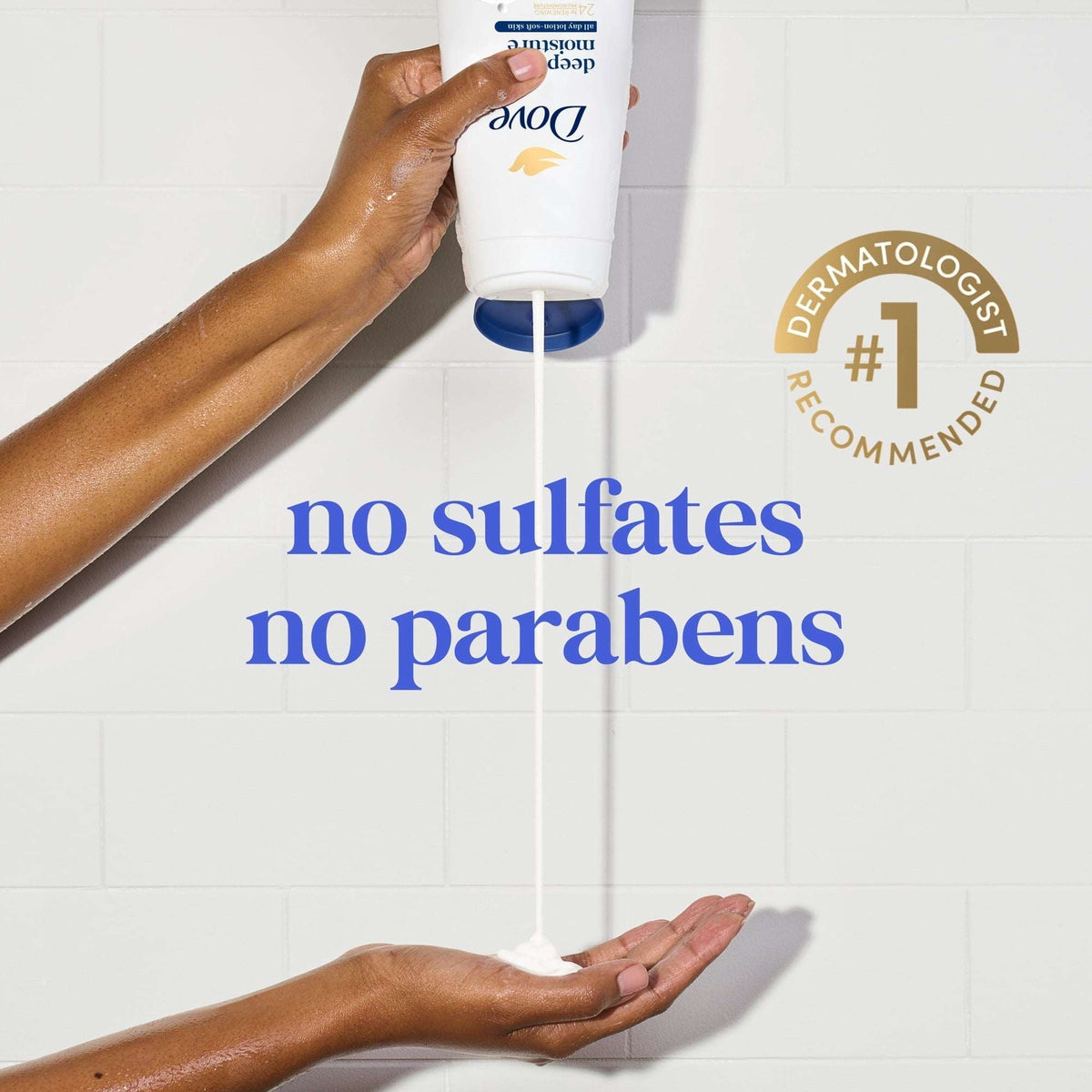 Dove Body Wash with Pump for 24hr Lotion-Soft Skin Deep Moisture Moisturizing Skin Cleanser with No Sulfates No Parabens, 30.6 fl oz