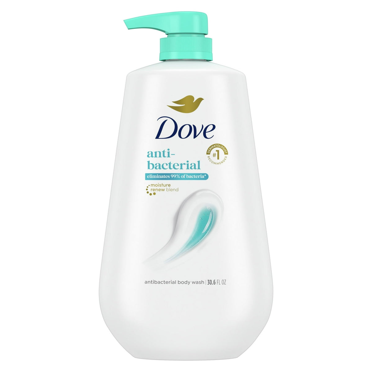 Dove Care and Protect Antibacterial Daily Use Softening Body Wash, 30.6 fl oz