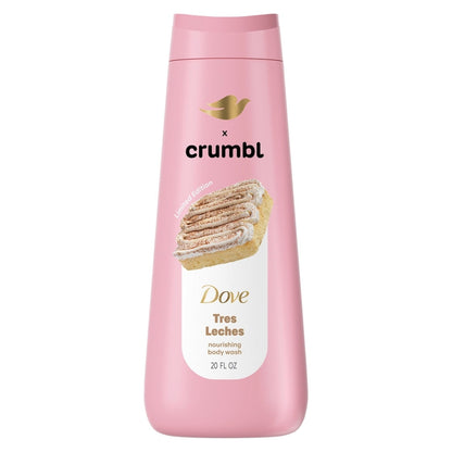 Dove Crumbl Limited Edtion Body Wash Tres Leches, 20 fl oz