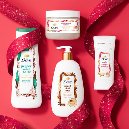 (2 PACK ) Dove Limited Edition Holiday Treats Body Scrub Pecan Buttercrunch, 15 oz