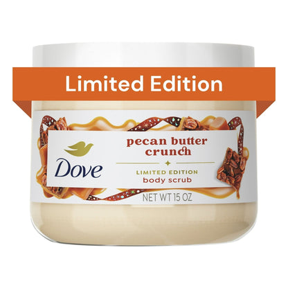(2 PACK ) Dove Limited Edition Holiday Treats Body Scrub Pecan Buttercrunch, 15 oz