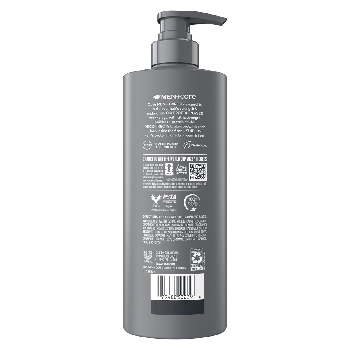 Dove Men+Care Hair Care To Boost Volume & Strengthen Hair Striker Swag With A Chance To Win FIFA WORLD CUP 2026 ™ Tickets, 18 fl oz  (PACK OF 3 )