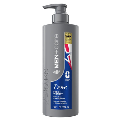 Dove Men+Care Hair Care To Refresh & Strengthen Hair Fresh Victory With A Chance To Win Fifa World Cup 2026 ™ Tickets, 18 fl oz (PACK OF 4 )