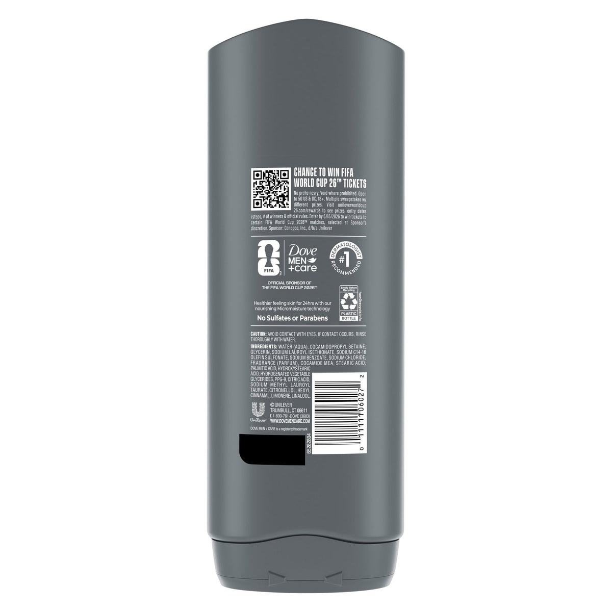Dove Men+Care Limited Edition FIFA Body & Face Wash for Men Moon Oasis for Hydrated & Soft Skin, 18 fl oz