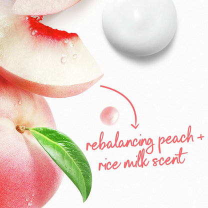 Dove Moisturizing Body Wash Rebalance Peach & Rice Milk, 30.6 oz