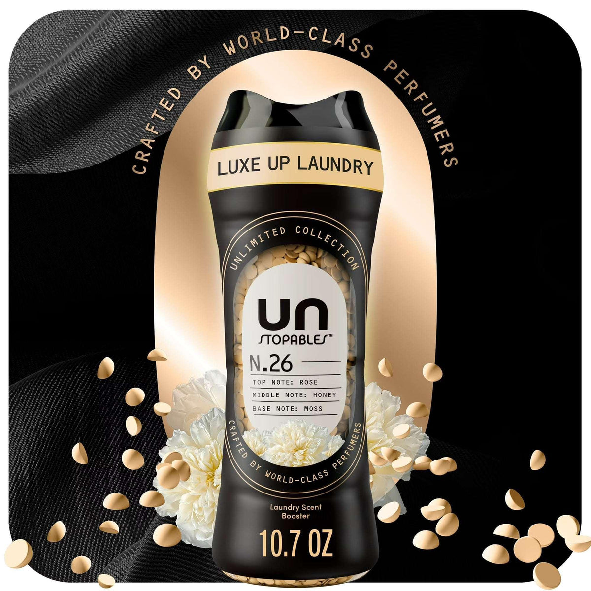 Downy Unstopables Unlimited Collection In-Wash Laundry Scent Booster Beads, N.26 Scent, 4.8 oz