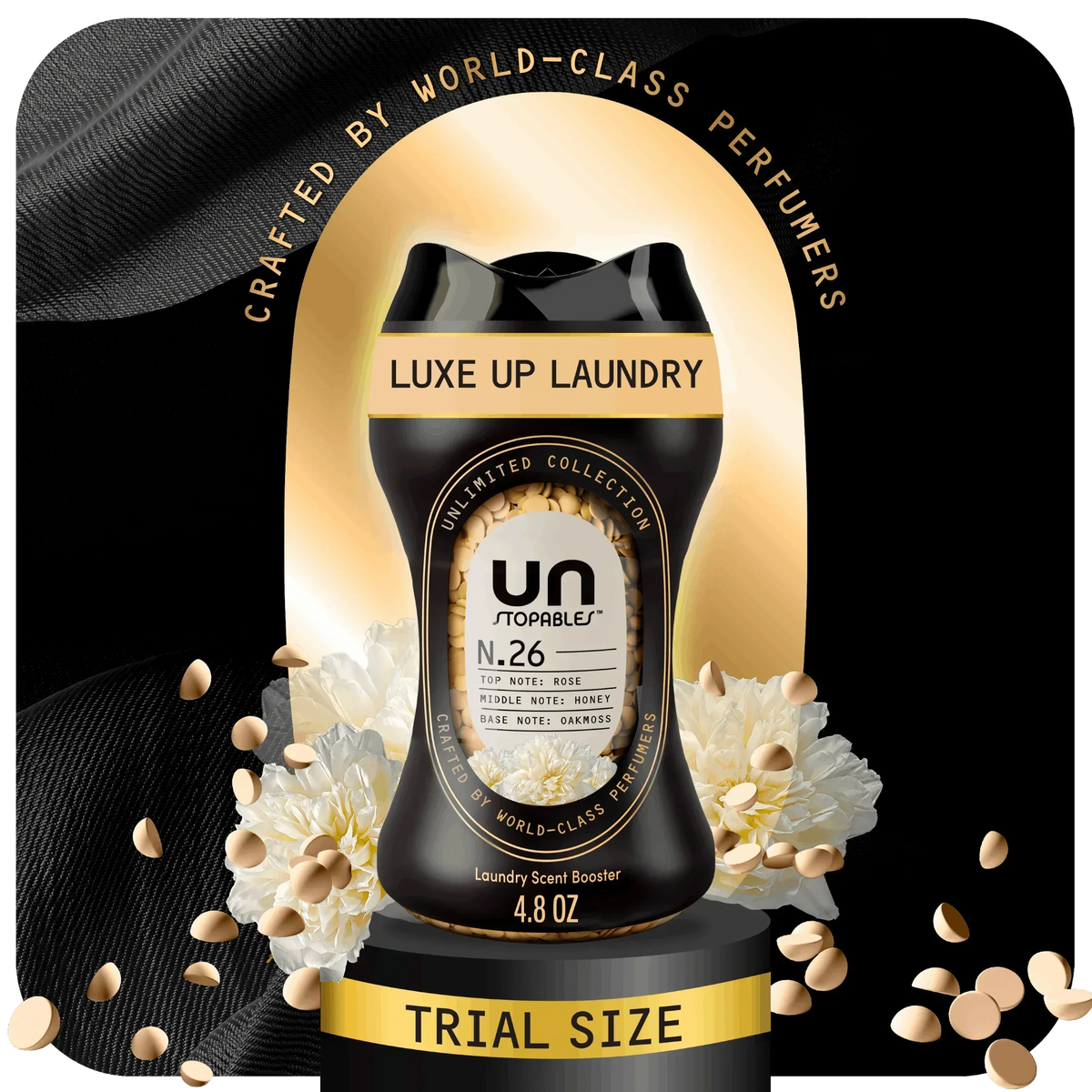 Downy Unstopables Unlimited Collection In-Wash Laundry Scent Booster Beads, N.26 Scent, 4.8 oz
