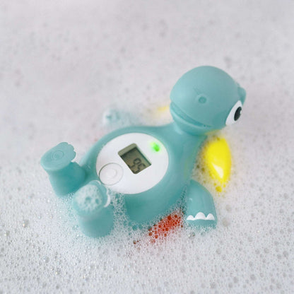 Dr. Brown's Clean Up Floating Baby Bath Thermometer, Green Dinosaur, BPA-Free, 0 months +, 1-Pack