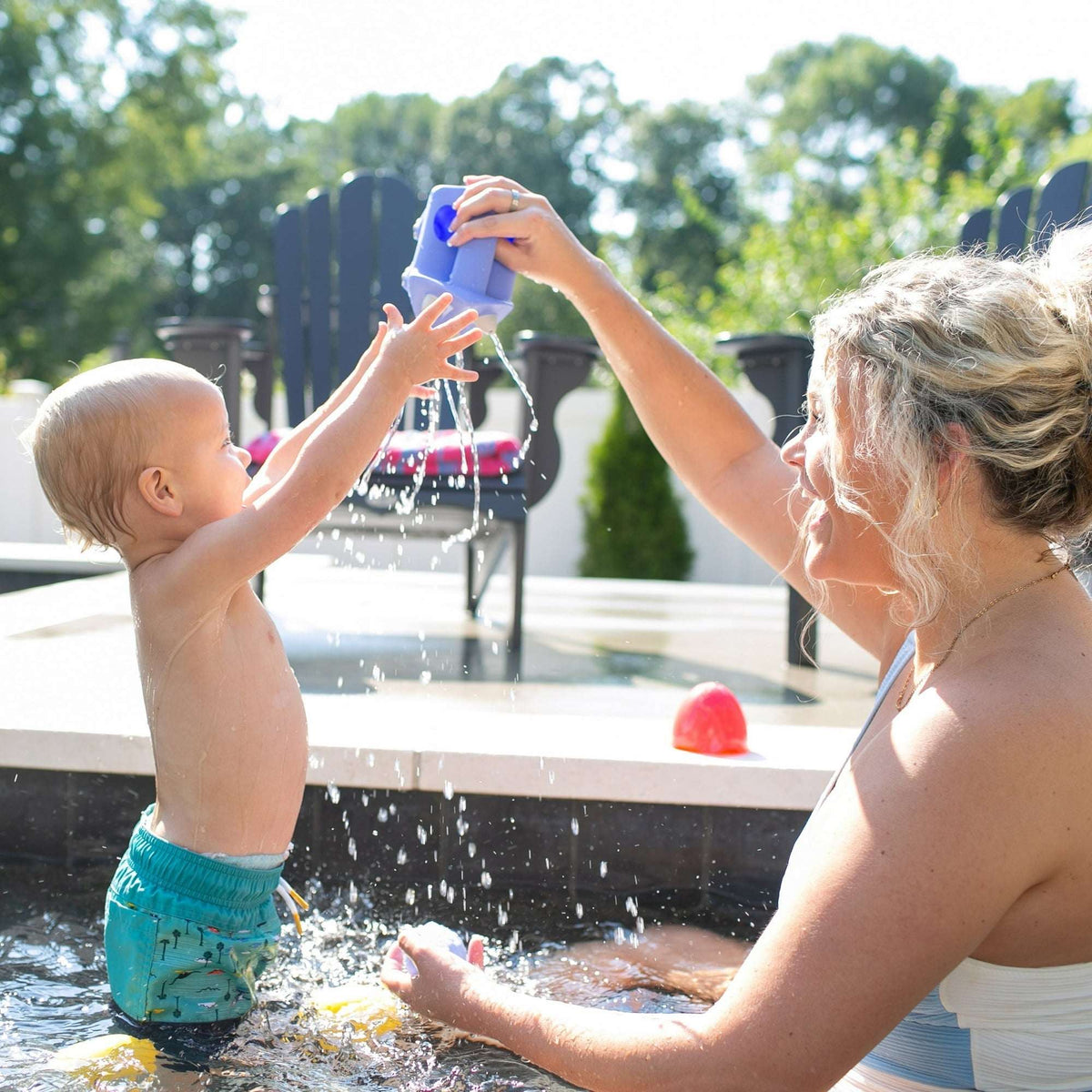 Dr. Brown's Clean up Pour & Roar Watering Can Bath Toy, Baby Bath Essentials Toddler and Kids Toy, 6m+, BPA Free