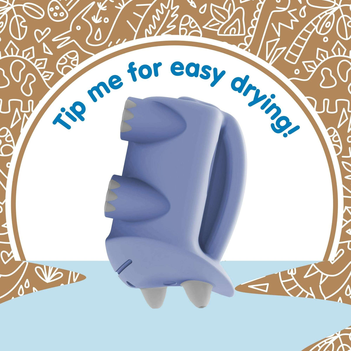 Dr. Brown's Clean up Pour & Roar Watering Can Bath Toy, Baby Bath Essentials Toddler and Kids Toy, 6m+, BPA Free