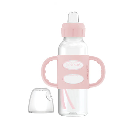 Dr. Brown's Natural Flow Anti-Colic Options+ First Year Baby Bottle Gift Set, Pink, BPA free, 0m+